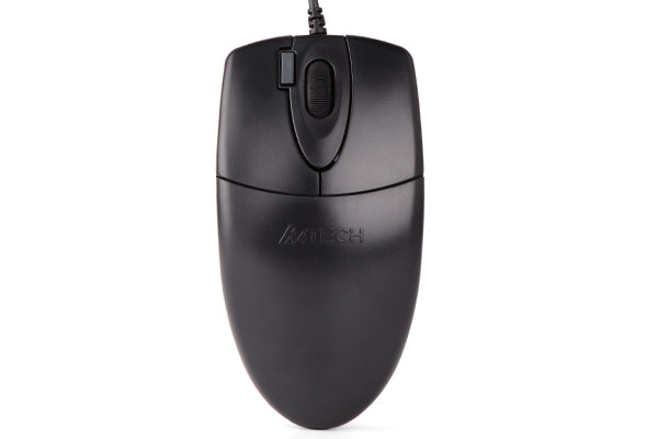 A4Tech OP-620D USB Wired Mouse – Black Edition with Smooth Tracking