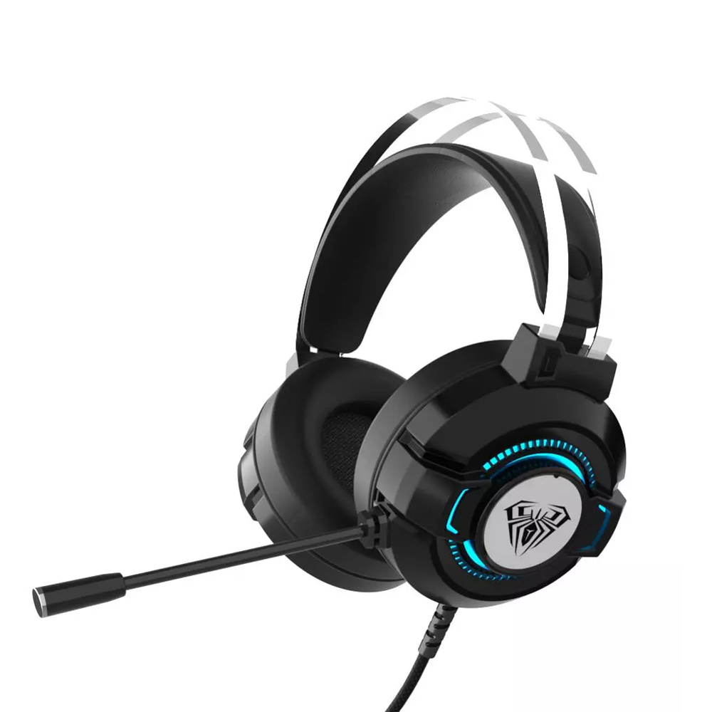 AULA S602 Full A RGB Gaming Headset – Surround Sound with Noise-Cancelling Mic and Dynamic RGB Lighting