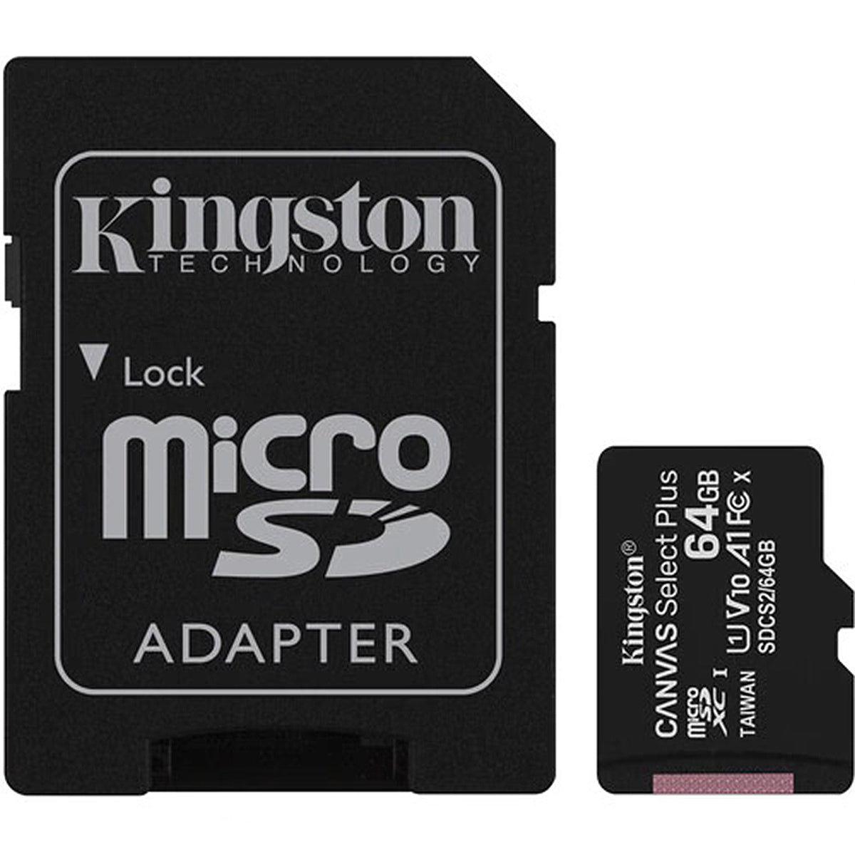 Kingston Memory Card 64GB with SD Adapter