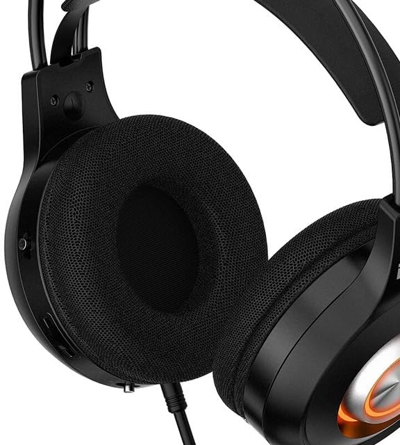 INSIST G04 Gaming Headset – Noise-Reducing Swivel Mic, RGB Lighting, 3.5mm Audio + USB Power