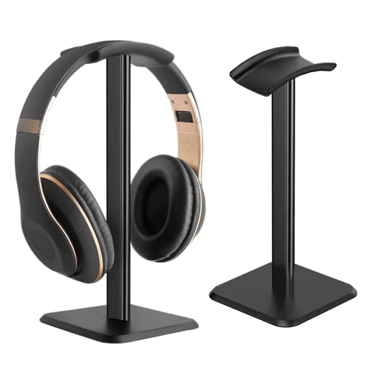 Universal Headphone Stand for Table - Aluminum & Silicone Headset Stand.