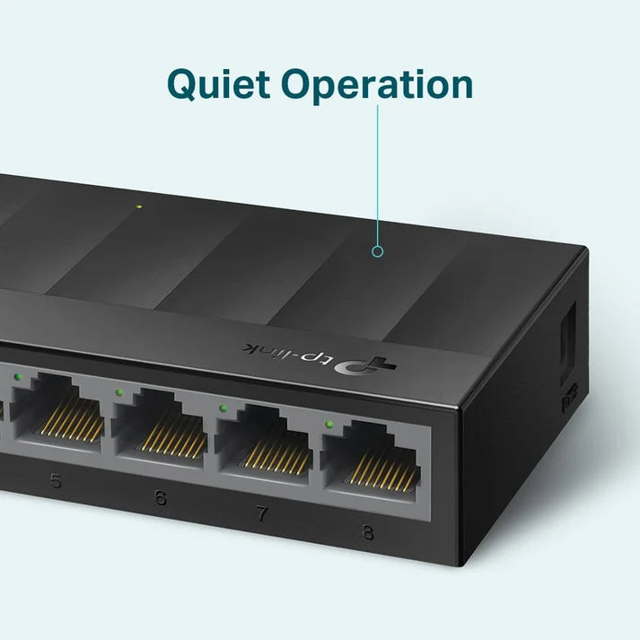 TP-Link LS1008G Ethernet Switch 8 Port Gigabit Plug & Play Unmanaged Network
