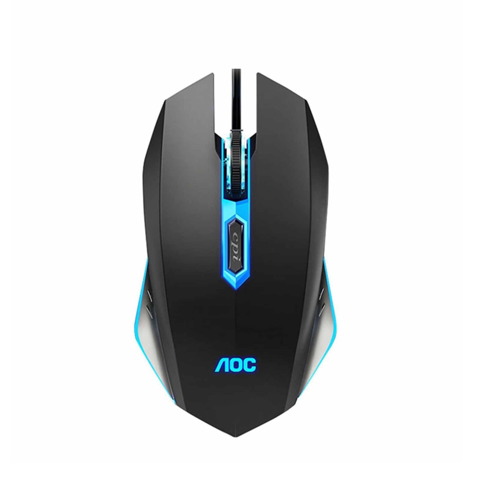 AOC GM130 High-Precision USB Gaming Mouse – Black Edition, 3-Step DPI Switch