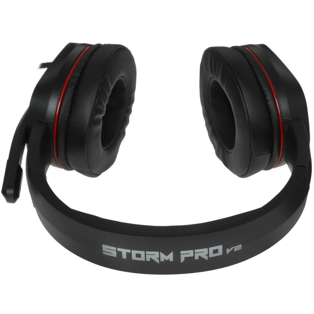 Storm Pro V2 Wired Gaming Headset – Black Edition with RGB Illumination
