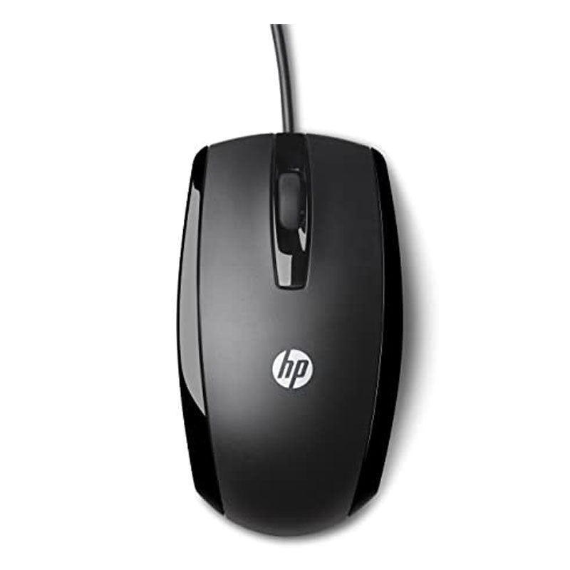 HP X500 Wired Mouse – Comfortable USB Optical Mouse with Precise Tracking and Ambidextrous Design