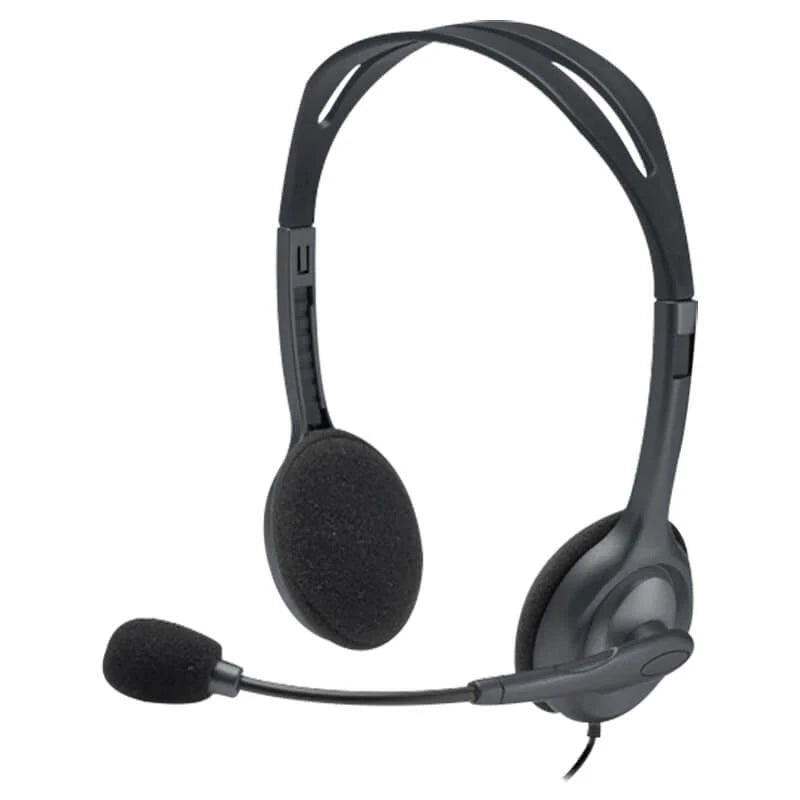 Logitech H111 Stereo Business Headset – Clear Voice 3.5 mm Wired Headset