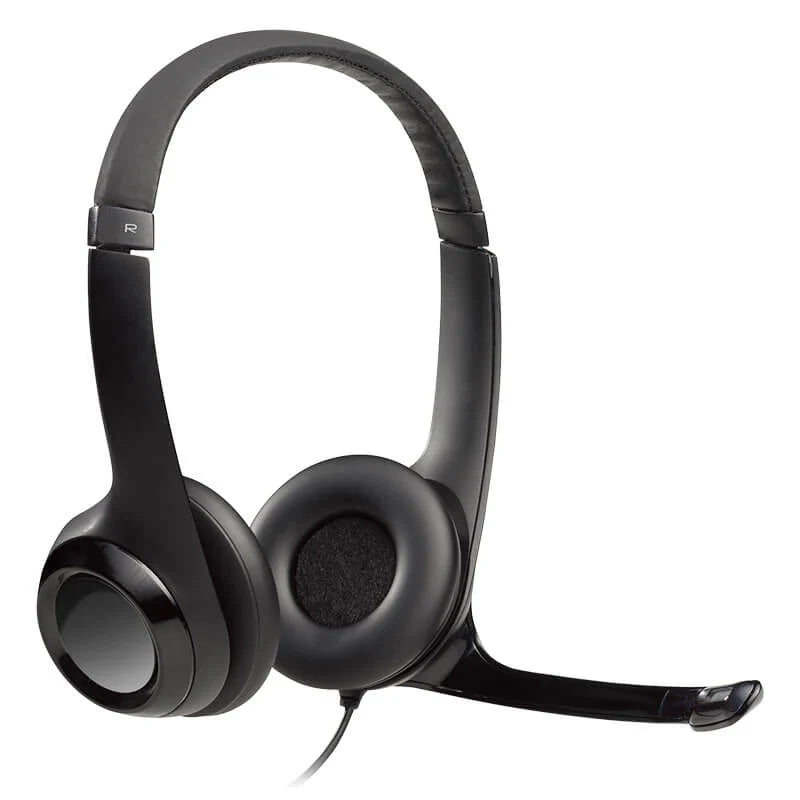 Logitech H390 USB Wired Headset Stereo Sound with Noise Cancelling