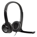 Logitech H390 USB Wired Headset Stereo Sound with Noise Cancelling