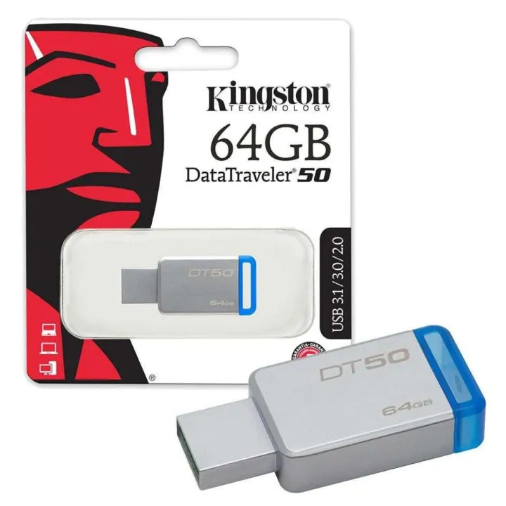 Kingston 64GB Data Traveler Flash Drive  DT 50/64 GB Usb